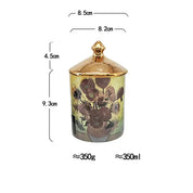 Porta Velas/Objetos Van Gogh - em porcelana