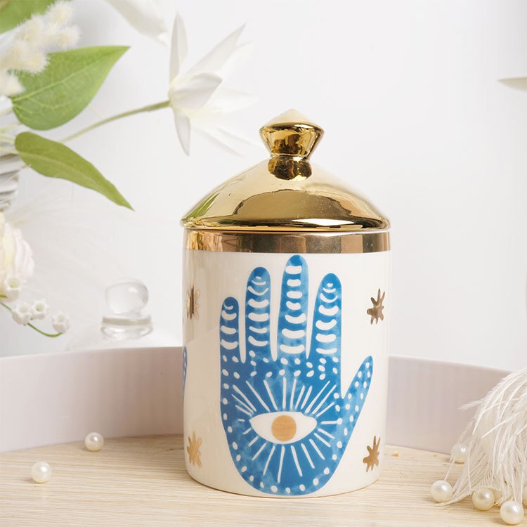 Linha mystical pintada a mão - cerâmica artesanal