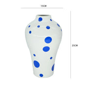 Linha de vasos Blue Ivy - em porcelana