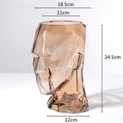 Vasos em vidro esculpido Human - 03 Modelos