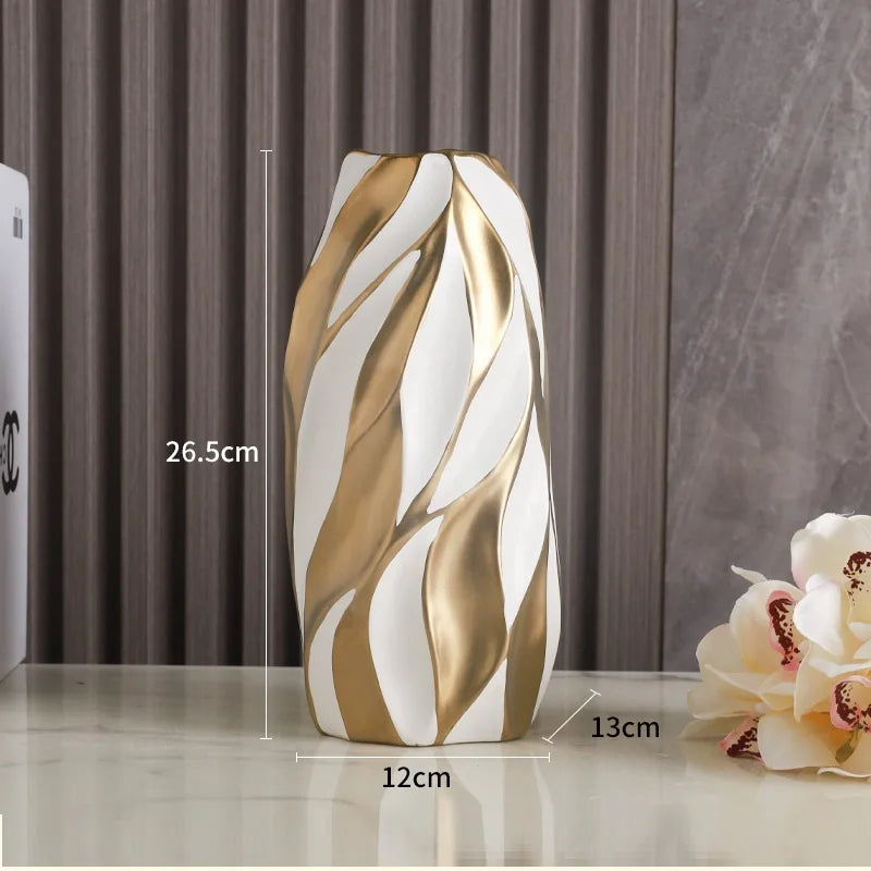 Vasos Luxo em cerâmica Aurora - Individual ou Jogo2pcs
