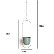 Vasos Suspensos Jungle Colors - em metal