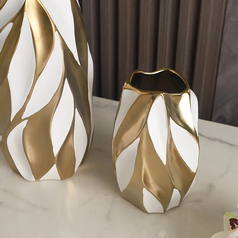 Vasos Luxo em cerâmica Aurora - Individual ou Jogo2pcs