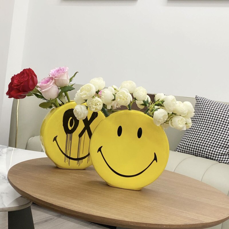 Vasos em cerâmica Smiley - Pop Art