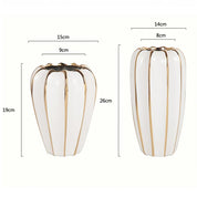 Vasos luxo em cerâmica esmaltada - 03 Cores