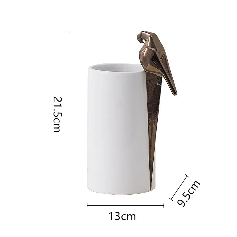 Vasos em cerâmica Bird - 02 Tamanhos