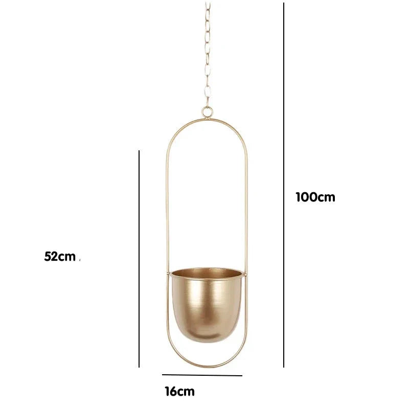 Vasos Suspensos Jungle Colors - em metal