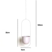 Vasos Suspensos Jungle Colors - em metal