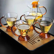 Bule com infusor & Xícaras Tóquio - Jogo 3pcs