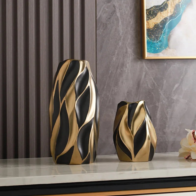 Vasos Luxo em cerâmica Aurora - Individual ou Jogo2pcs