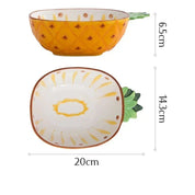 Prato e Bowl Fruta - 04 modelos pintados à mão