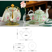 Jogo 07pcs Estilo Inglês - em porcelana