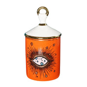 Porta objetos/velas decorativo Third Eye - em porcelana