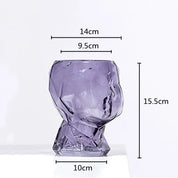 Vasos em vidro esculpido Human - 03 Modelos