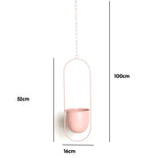 Vasos Suspensos Jungle Colors - em metal