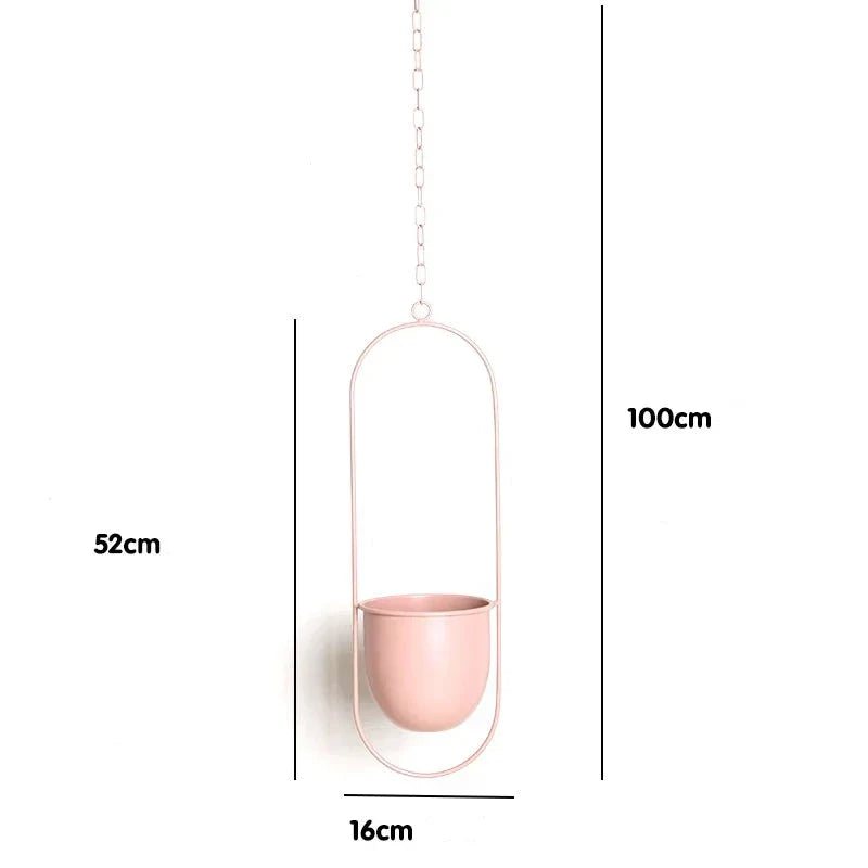 Vasos Suspensos Jungle Colors - em metal
