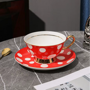 Jogo 4pcs Dots Vermelho