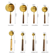 Jogo Medidores Gold - 4pcs