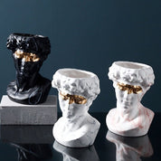 Vaso escultura David Deluxe - 07 Cores