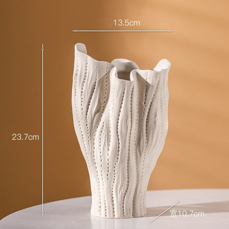 Linha de Vasos em cerâmica Coral - 04 Modelos