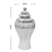Vasos em cerâmica com tampa Luxo - 03 Modelos