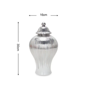 Vasos em cerâmica com tampa Luxo - 03 Modelos